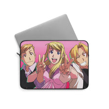Load image into Gallery viewer, Alphonse, Winry and Edward Laptop Sleeve

