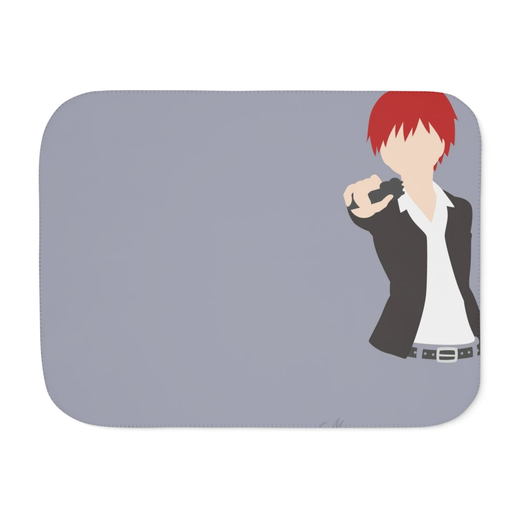 Assassination Classroom Karma Akabane Sherpa Blanket
