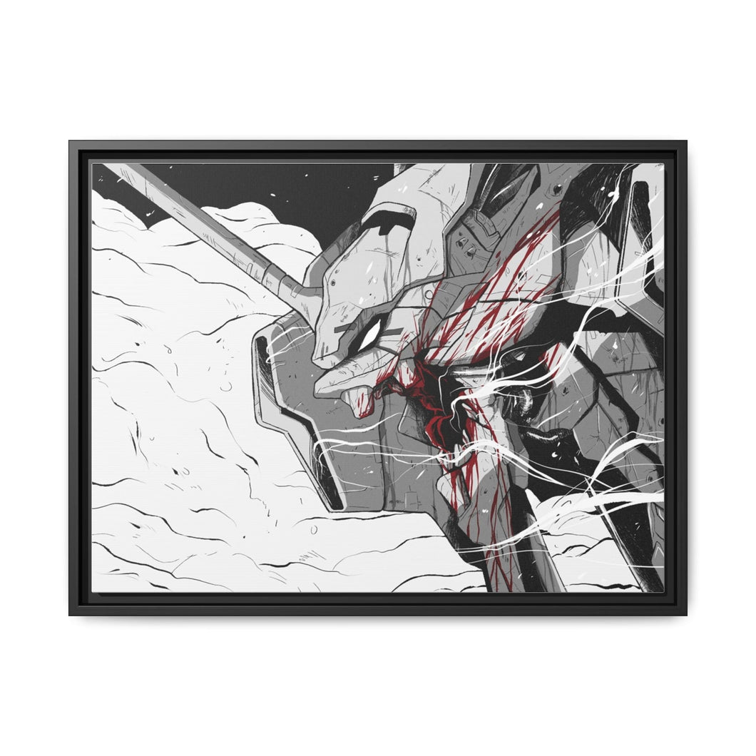 Anime Neon Genesis Evangelion Canvas Framed Art Print
