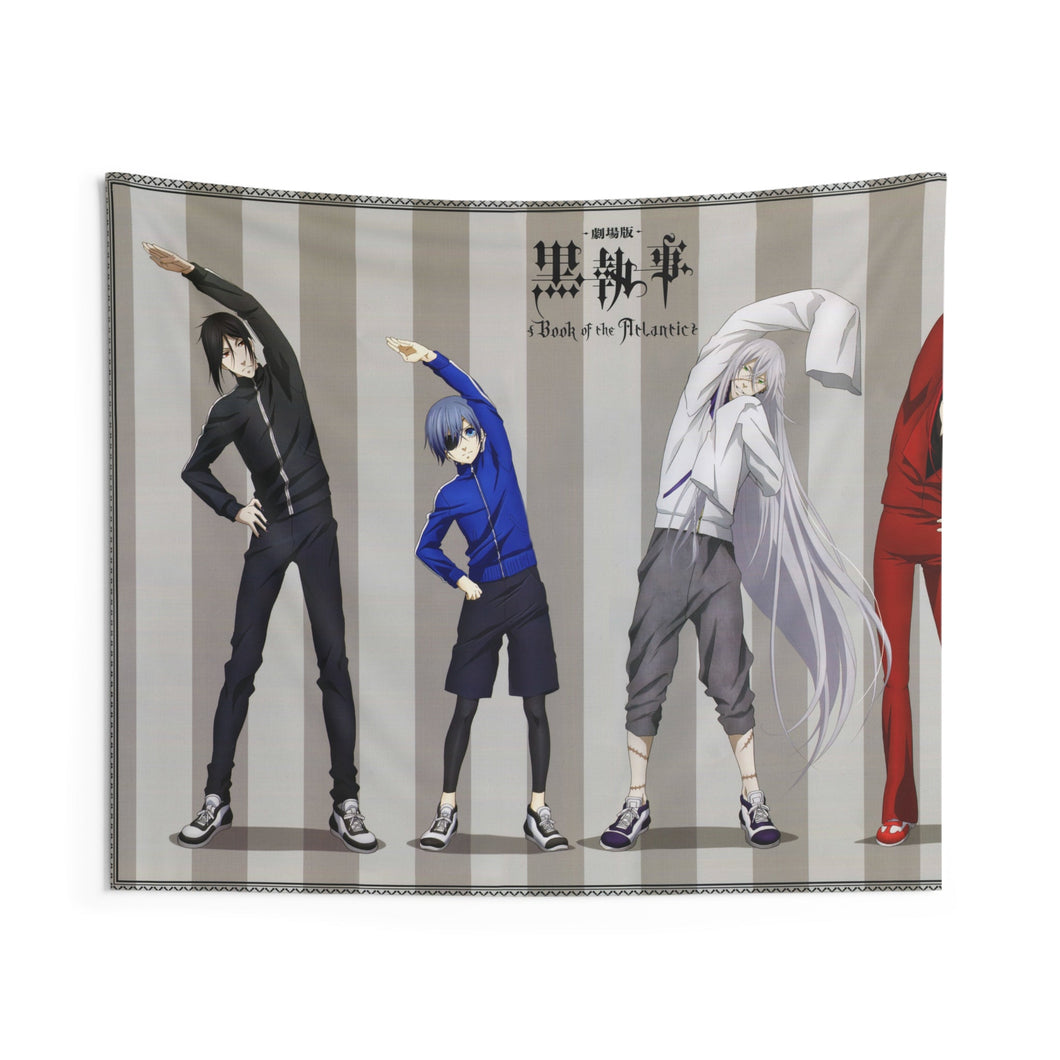 Black Butler Indoor Wall Tapestry