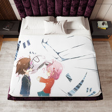 Load image into Gallery viewer, Guilty Crown Inori Yuzuriha Sherpa Blanket
