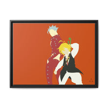 Load image into Gallery viewer, Meliodas and Ban Canvas Framed Art Print
