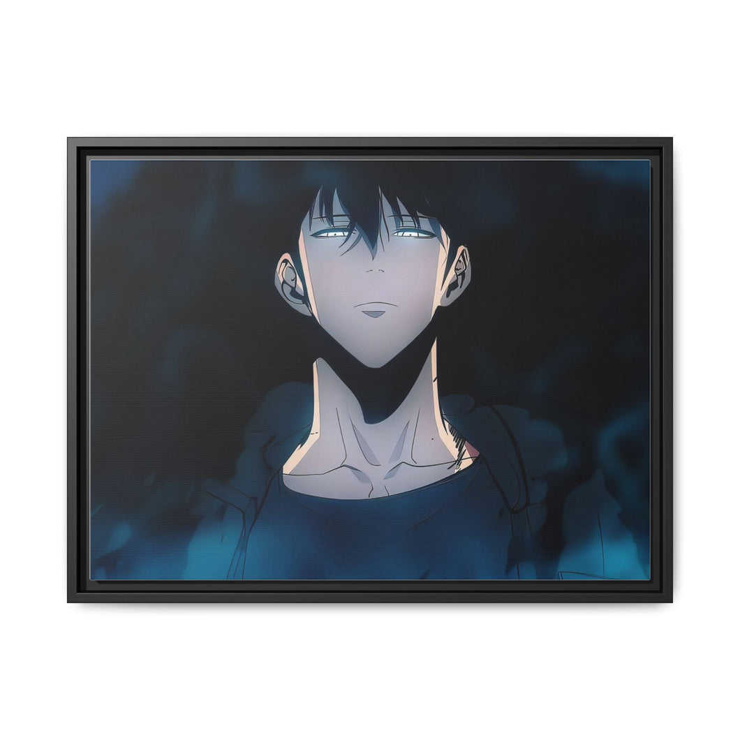 Anime Solo Leveling Canvas Framed Art Print