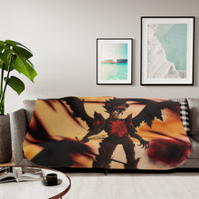 Load image into Gallery viewer, Anime Black Clover Sherpa Blanket
