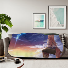 Load image into Gallery viewer, Raphtalia Sherpa Blanket
