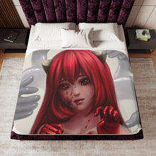 Load image into Gallery viewer, Anime Elfen Lied Sherpa Blanket
