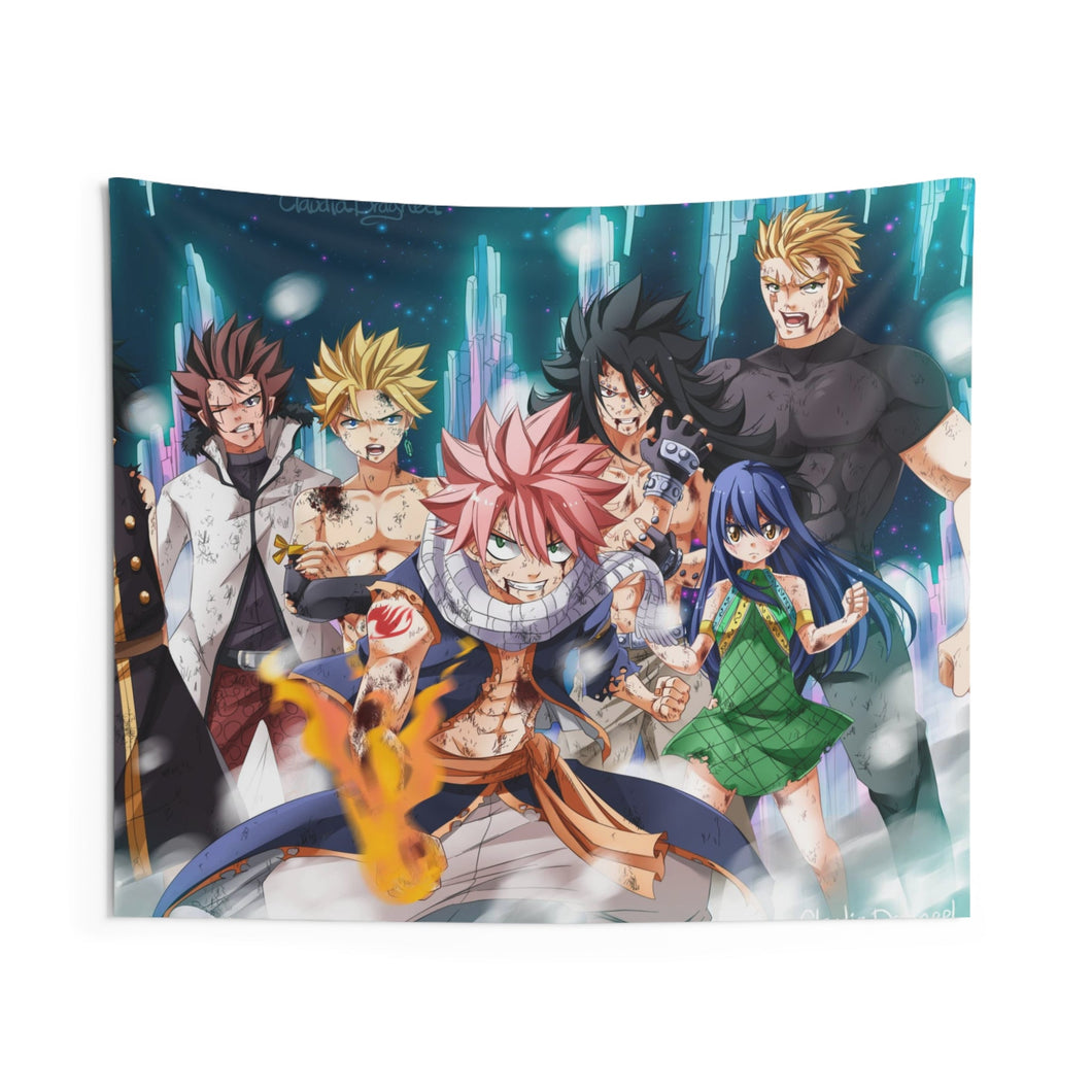 Laxus Dreyar Natsu Dragneel Indoor Wall Tapestry