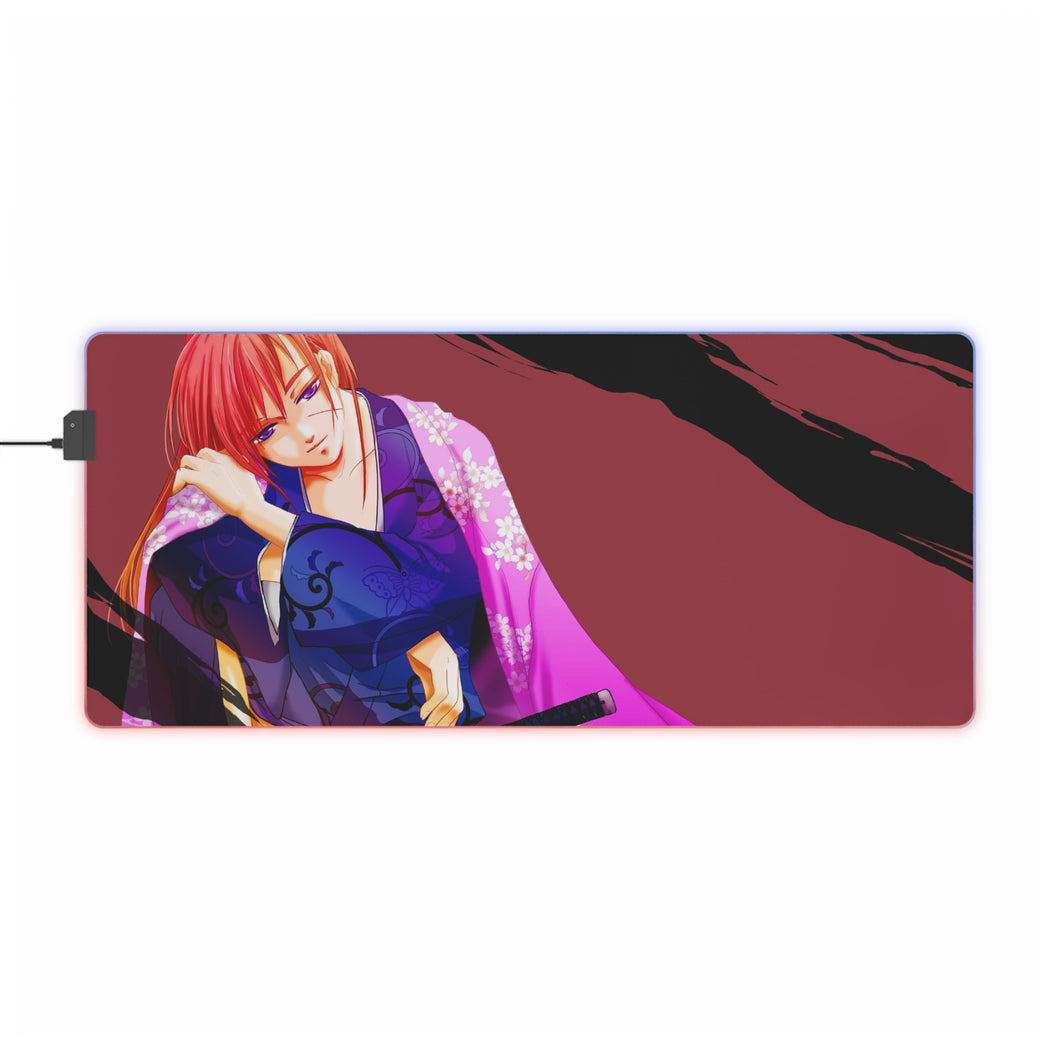 Anime Rurouni Kenshin RGB LED Mouse Pad (Desk Mat)