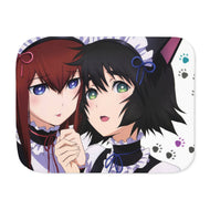 Makise and Mayuri Cosplay Sherpa Blanket
