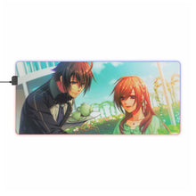 Load image into Gallery viewer, Glass Heart Princess RGB LED Mouse Pad (Desk Mat)
