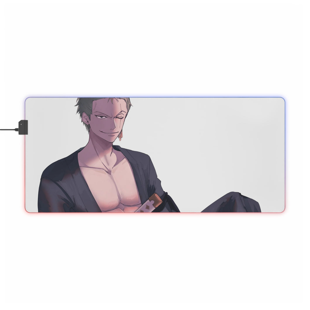 One Piece Roronoa Zoro RGB LED Mouse Pad (Desk Mat)