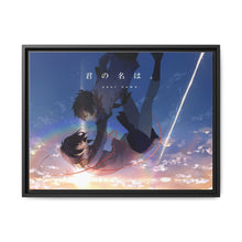 Load image into Gallery viewer, Taki and Mitsuha (Your Name) Canvas Framed Art Print
