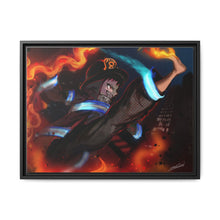 Load image into Gallery viewer, Fire Force Shinra Kusakabe Canvas Framed Art Print
