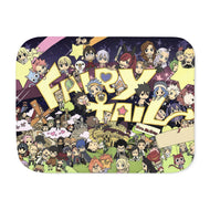 Fairy Tail Natsu Dragneel, Erza Scarlet, Gray Fullbuster, Lucy Heartfilia, Happy Sherpa Blanket