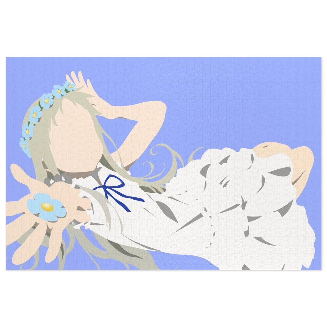 Menma / Honma Meiko from Anohana Minimalist Jigsaw Puzzle