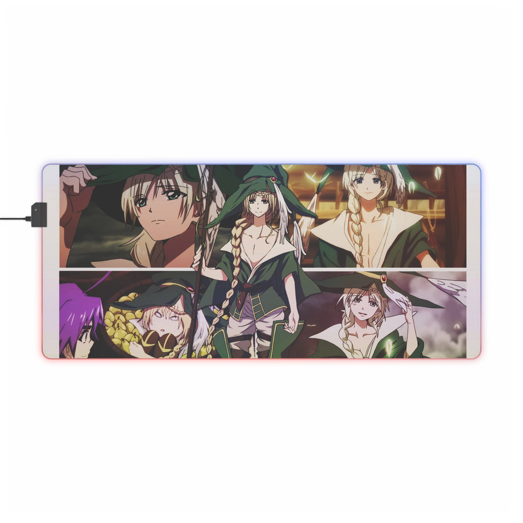 Magi: The Labyrinth Of Magic Japanese Desk Mat, Yunan RGB LED Mouse Pad (Desk Mat)