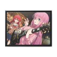 Ikuyo Kita & Hitori Gotou Canvas Framed Art Print