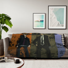 Load image into Gallery viewer, Psycho-Pass Inspecters Sherpa Blanket
