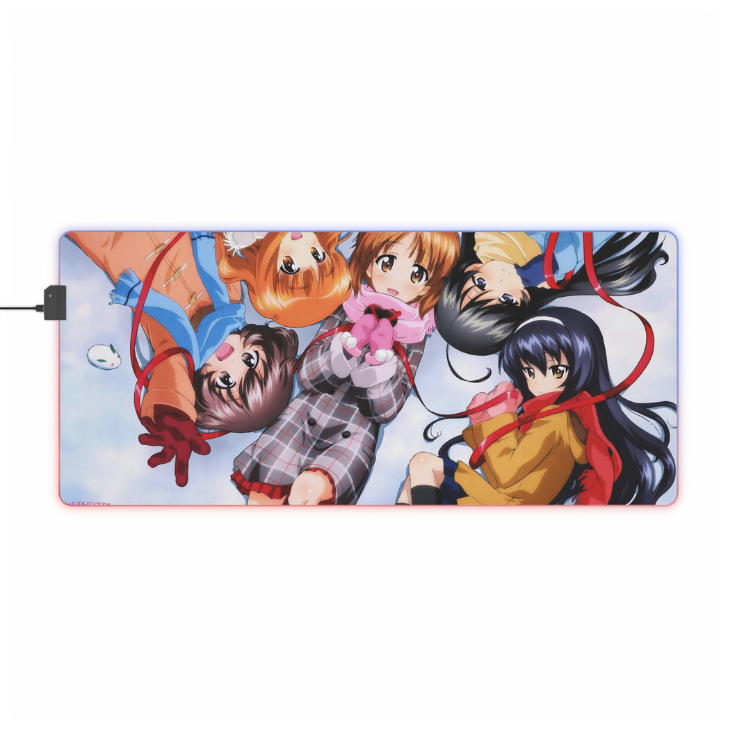 Girls und Panzer RGB LED Mouse Pad (Desk Mat)