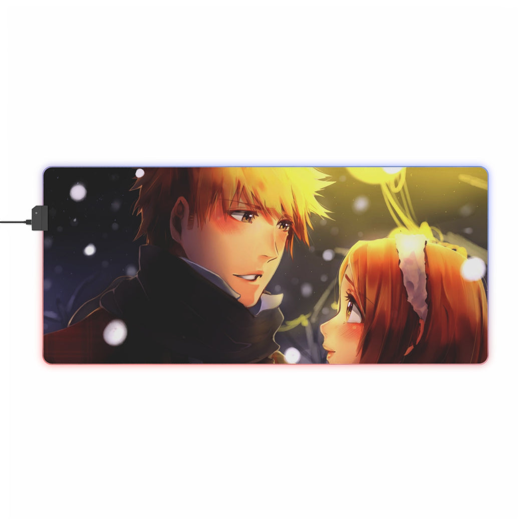 My heart is in your hands RGB LED Mouse Pad (Desk Mat)