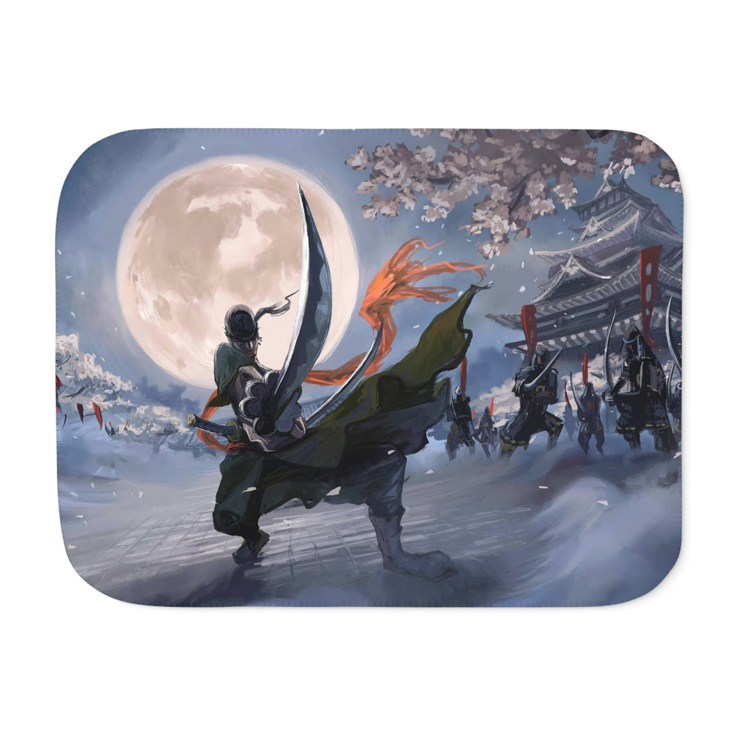 One Piece Roronoa Zoro Sherpa Blanket