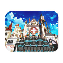 Load image into Gallery viewer, Fire Force Sherpa Blanket
