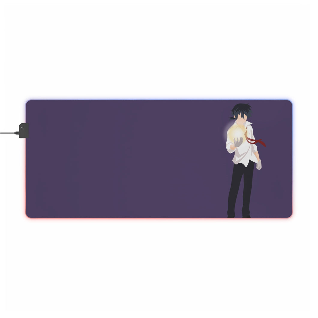 Rokudenashi Majutsu Koushi To Akashic Records Glenn Radars RGB LED Mouse Pad (Desk Mat)