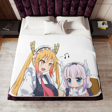 Load image into Gallery viewer, Miss Kobayashi&#39;s Dragon Maid Kanna Kamui, Kobayashi San Chi No Maid Dragon, Tohru Sherpa Blanket
