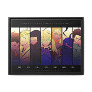 Fate/Zero Saber, Gilgamesh, Rider Canvas Framed Art Print