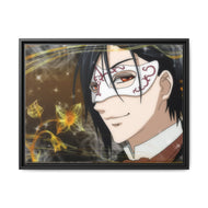Black Butler Canvas Framed Art Print