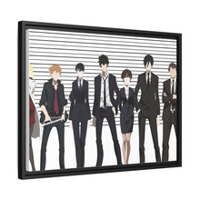 Load image into Gallery viewer, Psycho-Pass Akane Tsunemori, Nobuchika Ginoza, Shuusei Kagari, Tomomi Masaoka, Shion Karanomori Canvas Framed Art Print
