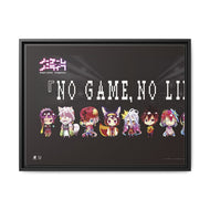 Anime No Game No Life Canvas Framed Art Print