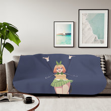 Load image into Gallery viewer, The Quintessential Quintuplets Yotsuba Nakano Sherpa Blanket
