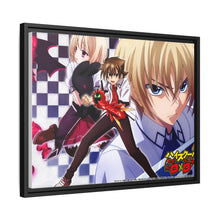 Load image into Gallery viewer, High School DxD Issei Hyoudou, Yuuto Kiba, Ddraig Canvas Framed Art Print

