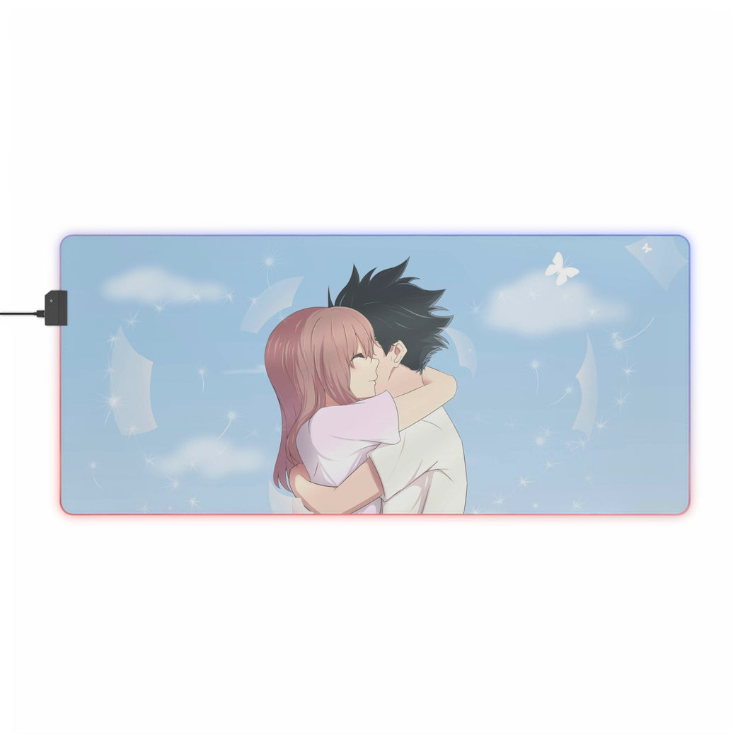 Koe No Katachi RGB LED Mouse Pad (Desk Mat)