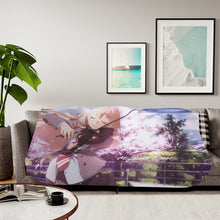 Load image into Gallery viewer, Anime Your Lie in April Sherpa Blanket
