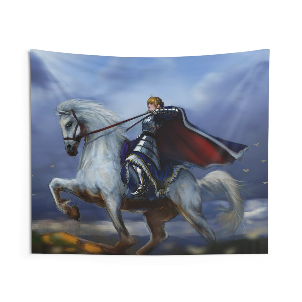 Saber (Fate Series) Indoor Wall Tapestry