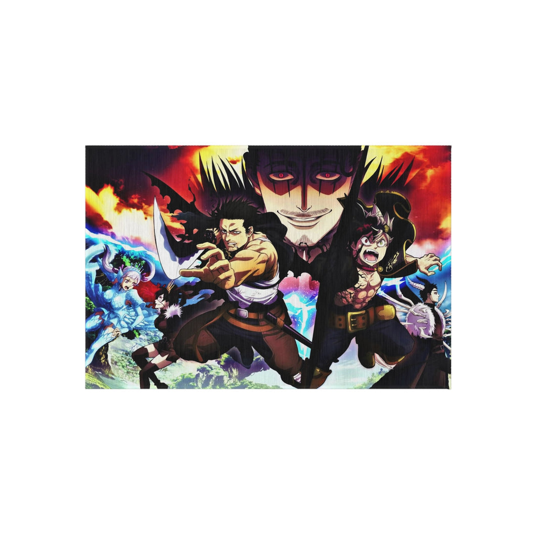 Black Clover Asta, Noelle Silva, Yuno, Yami Sukehiro Rug