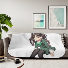 Load image into Gallery viewer, Fate/Zero - Rin Tohsaka Sherpa Blanket

