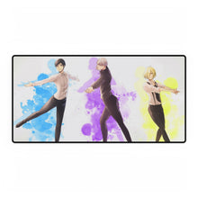 Load image into Gallery viewer, Yuri!!! On Ice Victor Nikiforov, Yuri Plisetsky, Yuuri Katsuki Mouse Pad (Desk Mat)
