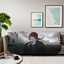 Load image into Gallery viewer, Anime Chainsaw Man Sherpa Blanket

