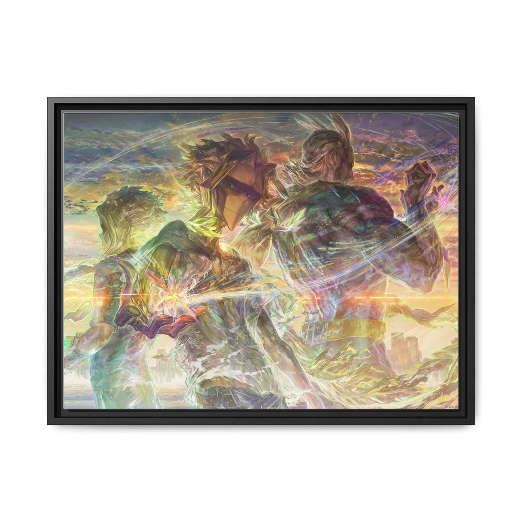 One For All Canvas Framed Art Print