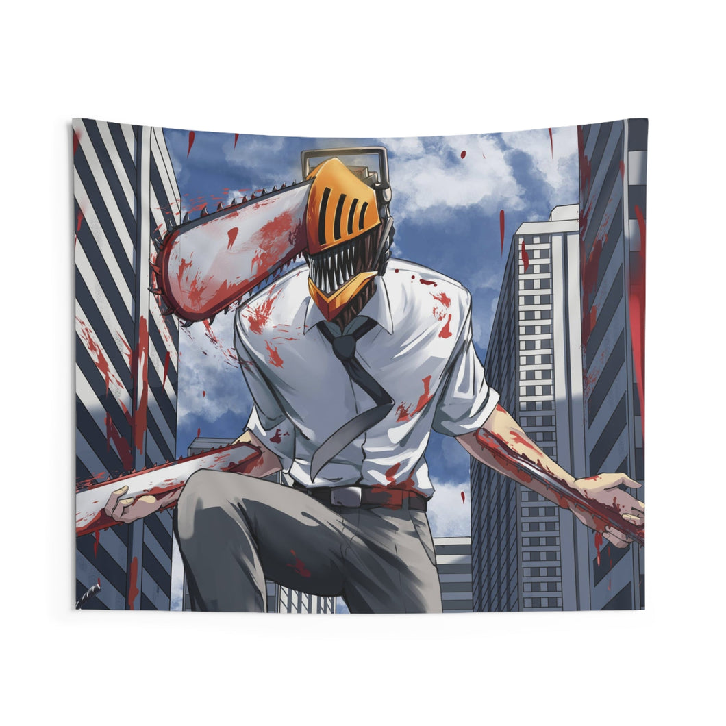 Anime Chainsaw Man Indoor Wall Tapestry