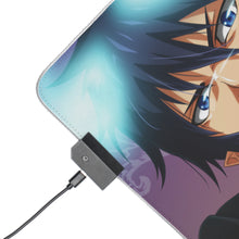 Load image into Gallery viewer, Blue Exorcist RGB LED Mouse Pad (Desk Mat)
