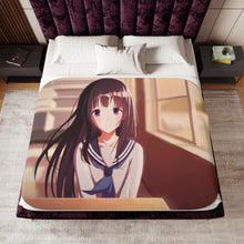 Load image into Gallery viewer, Hyouka Eru Chitanda Sherpa Blanket
