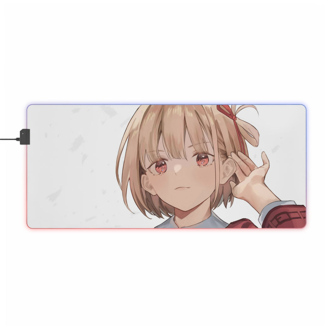 Lycoris Recoil Chisato Nishikigi RGB LED Mouse Pad (Desk Mat)