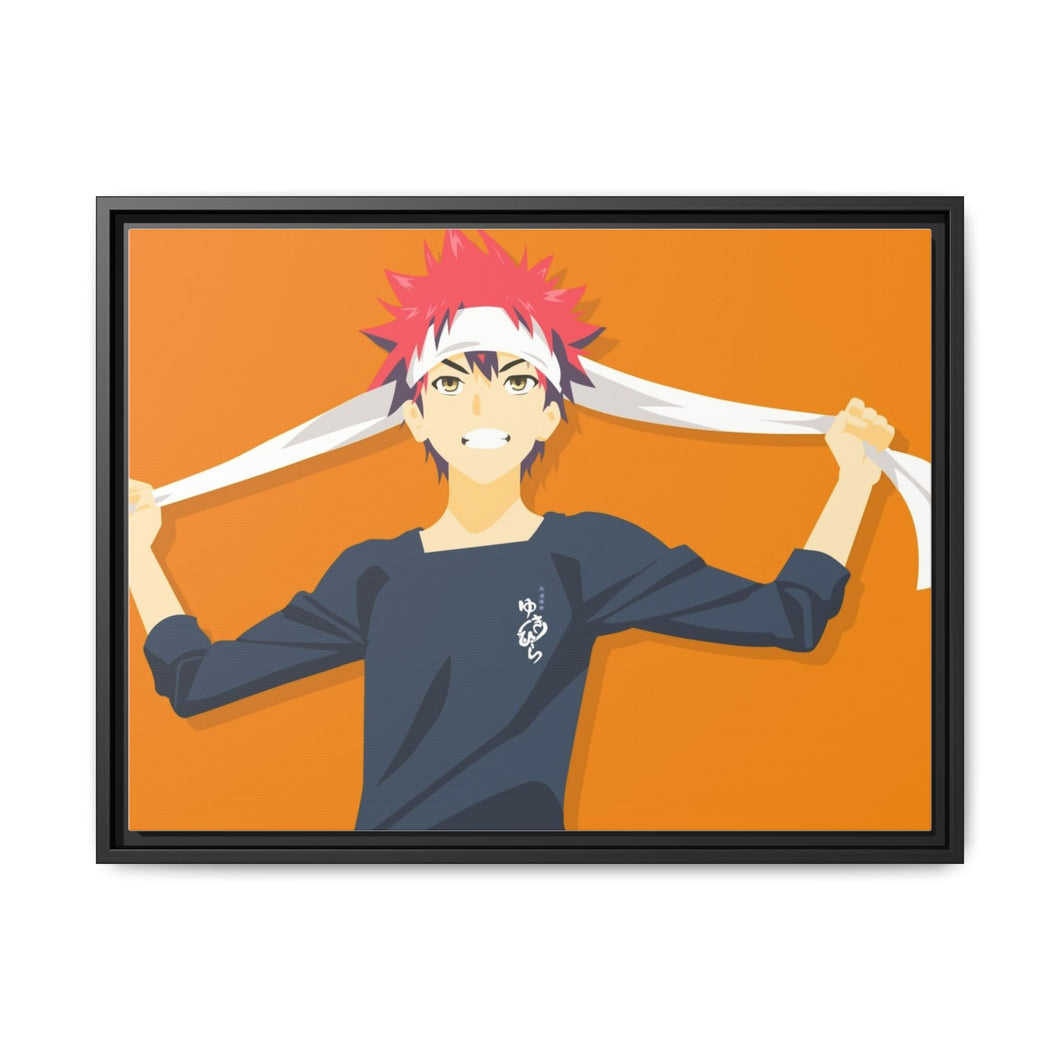 Anime Food Wars: Shokugeki no Soma Canvas Framed Art Print
