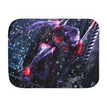 Load image into Gallery viewer, Anime Neon Genesis Evangelion Sherpa Blanket
