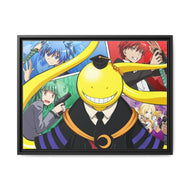 Assassination classroom's poster Canvas Framed Art Print