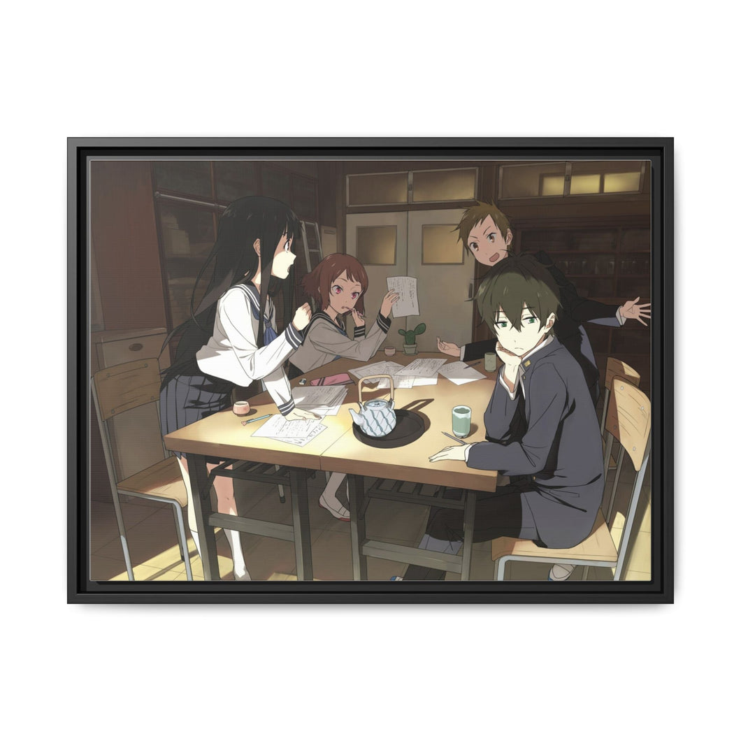 Hyuoka main members Canvas Framed Art Print